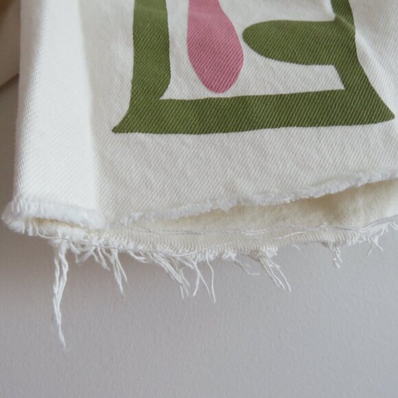 LEVI'S 501 90s Shorts Love Trip in Light White Stonewash Hippie Festival - Picture 7 of 14